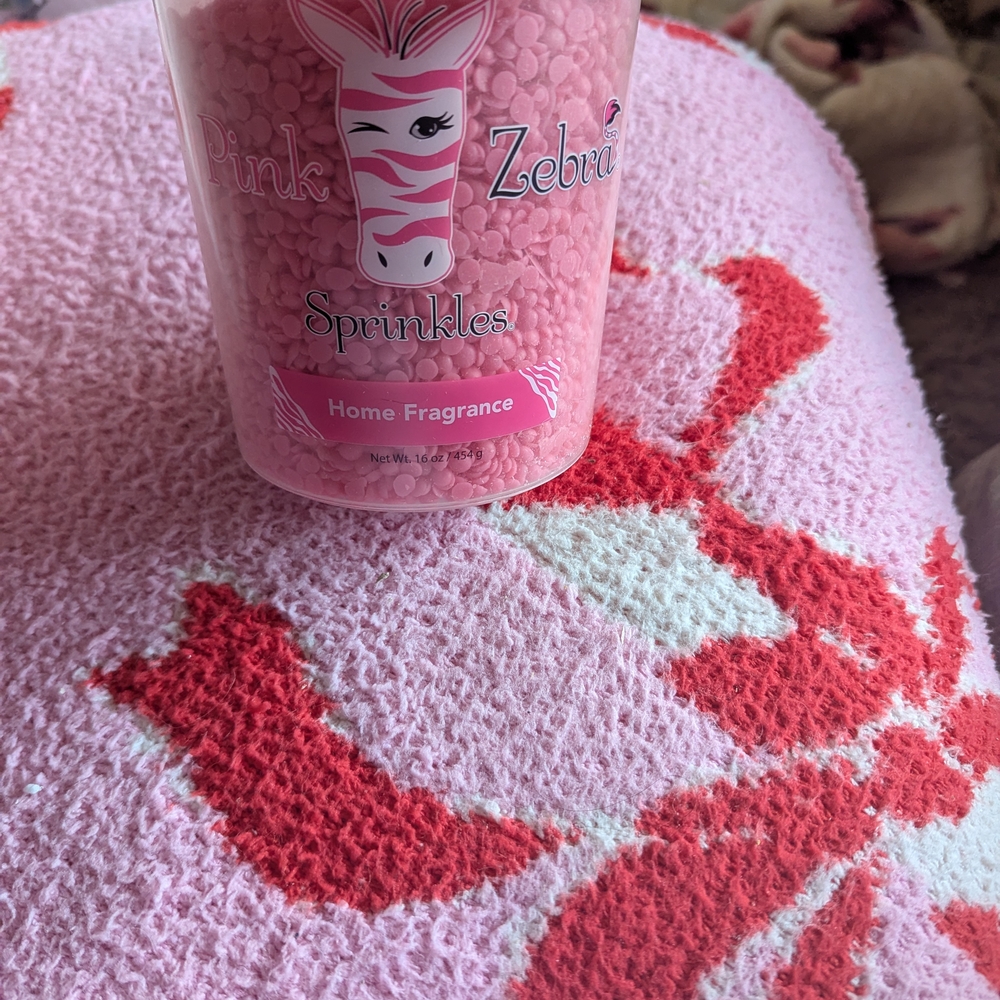 Pink Zebra Sprinkles in Vibrant Pink